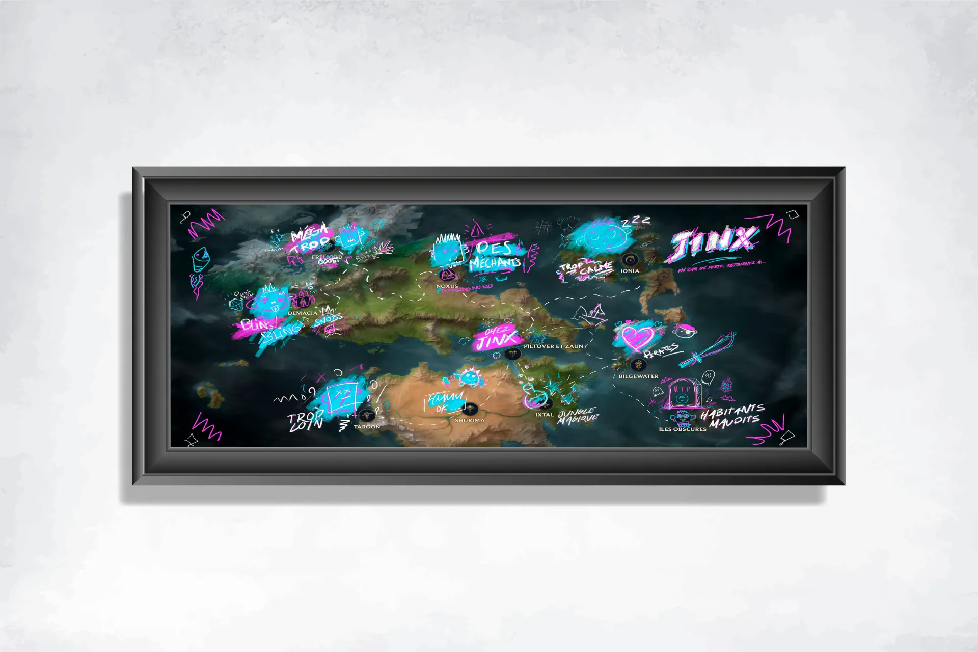 Carte league of legends vu par jinx