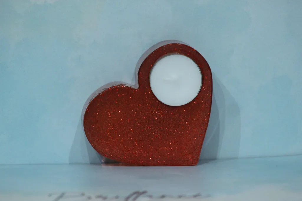 Cœur bougeoir